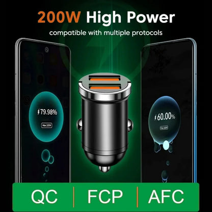 Power Charge 200W Dual Car Adapter