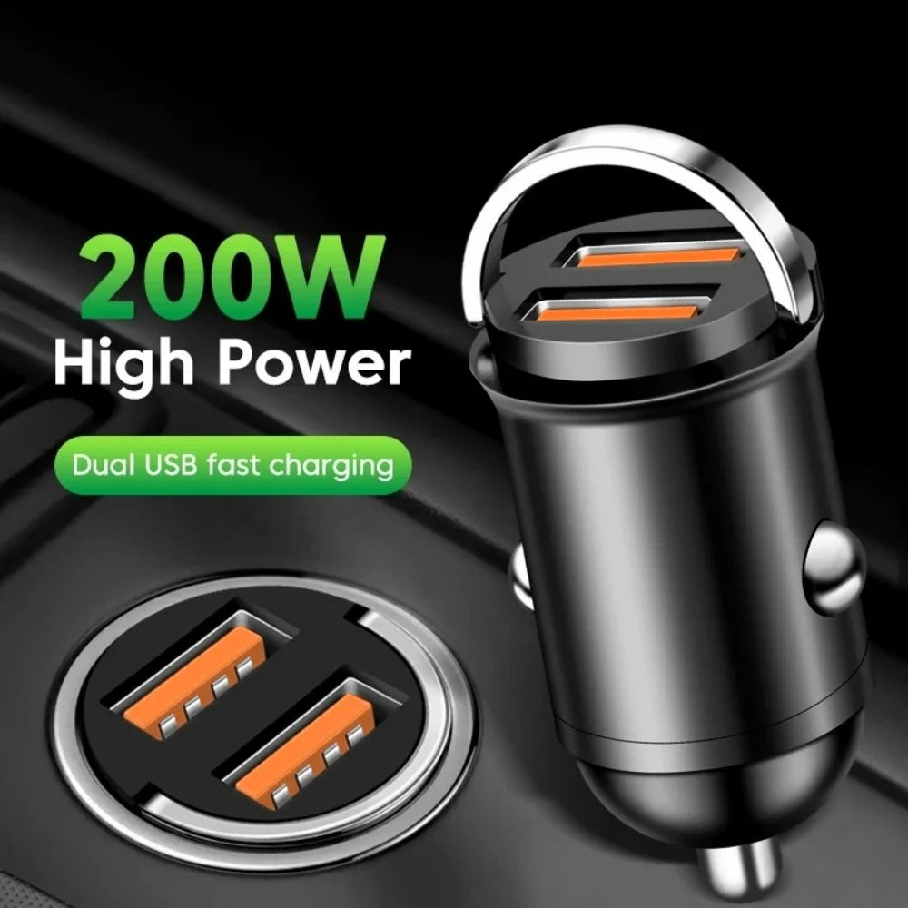 Power Charge 200W Dual Car Adapter