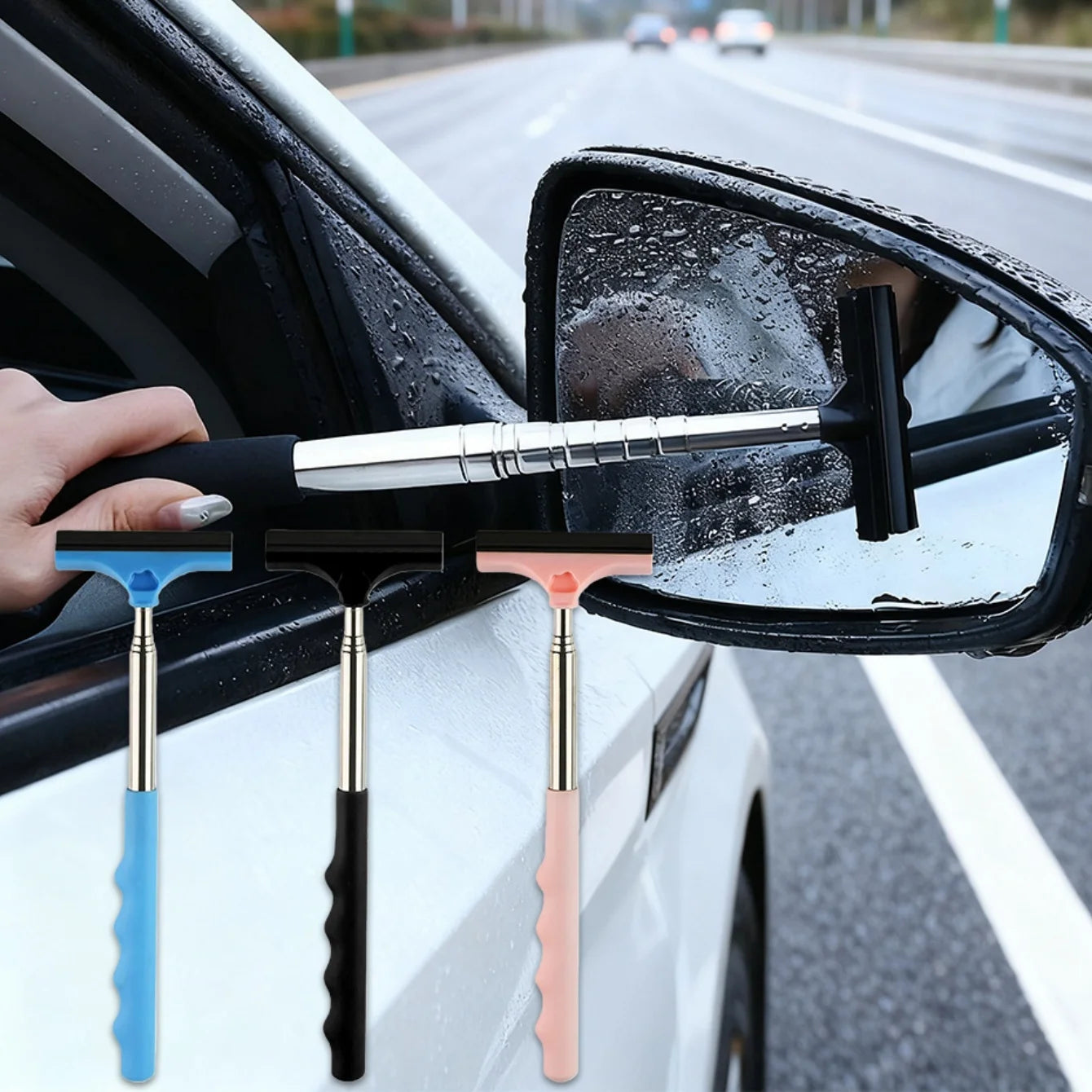 Easy Reach Mirror Wiper