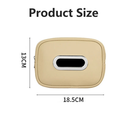 Hang Easy Leather Tissue Box